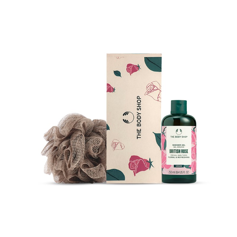 The Body Shop Blooming British Rose Shower Gel Gift