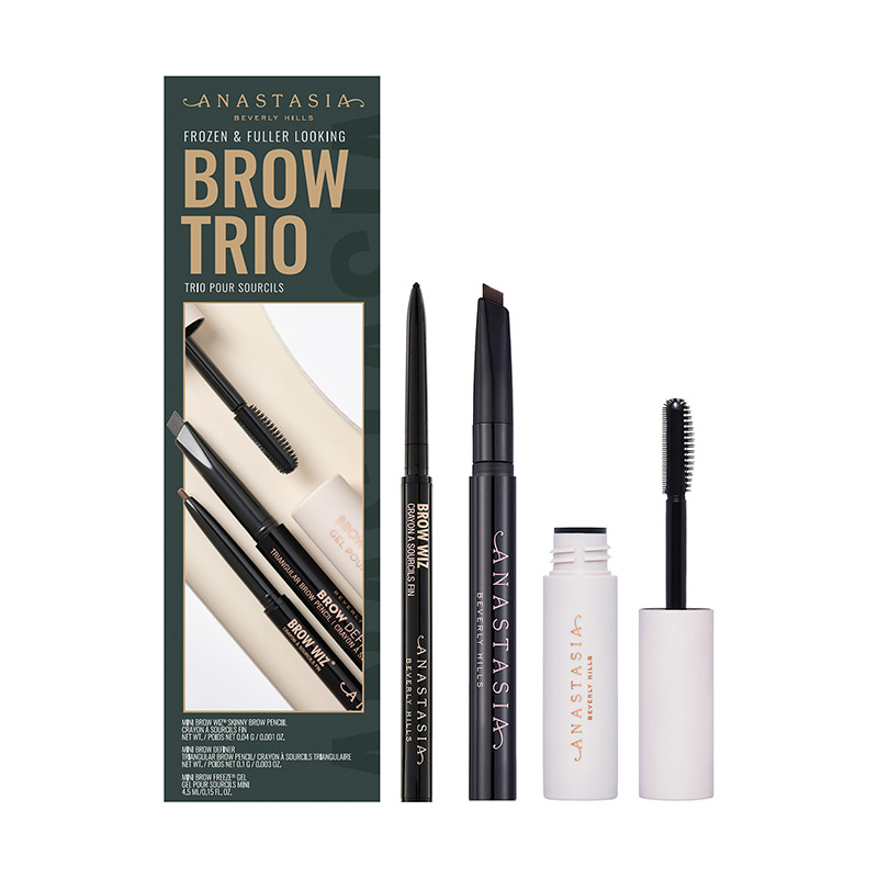 Anastasia Beverly Hills Frozen & Fuller Looking Brow Trio Kit - Dark Brown(4.64ml)