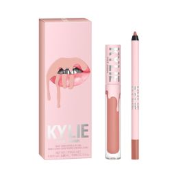 Kylie Cosmetics 2pc Velvet Lip Kit - 700 - Bare - 3ml + 1.1g