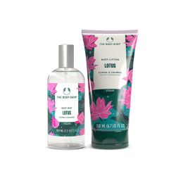 The Body Shop Lotus Calm and Nourish Body Care Set-2pc