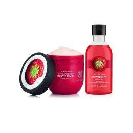 The Body Shop Strawberry Shower Gel & Yogurt Combo