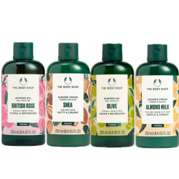 Shower Gel - Floral & Nutty Collection-4pc
