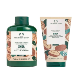 The Body Shop Shea Shower Cream and Body Lotion Duo-2pc