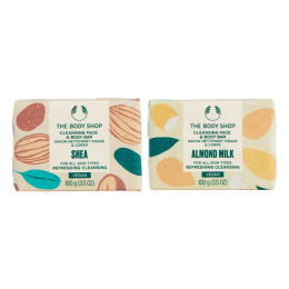 The Body Shop Creamy Cleansing Bar Duo-2pc