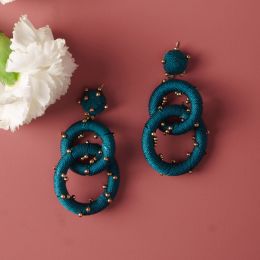 Boddess Dark Teal Earrings (2N)