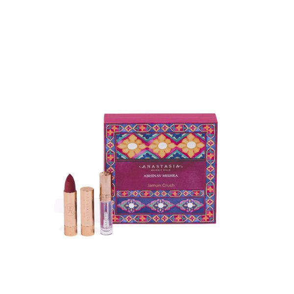 Anastasia Beverly Hills Jamun Crush-Matte Lipstick - Blackberry & Lipgloss Crystal Sample (3g + 3.1ml)