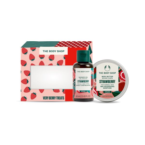The Body Shop Strawberry Shower Gel and Body Butter Gift Box(Pack of 2)