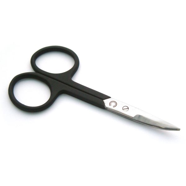 Basicare New Scissor Black Rub Curved