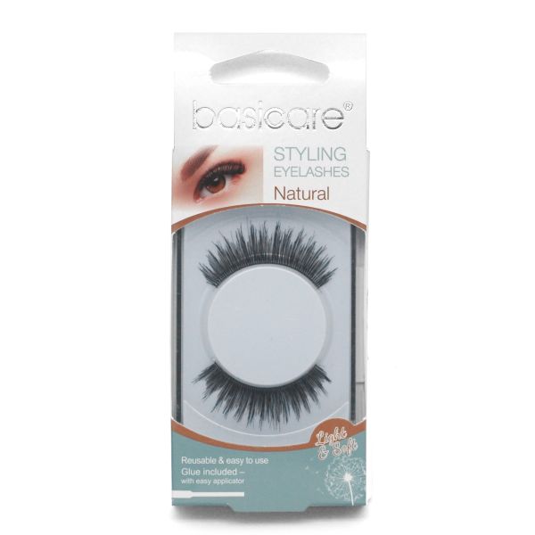 Basicare Stying Eyelashes With Latex Glue,Nature Hair Style3