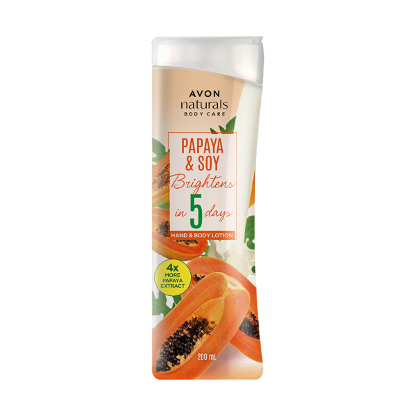 Avon Naturals Papaya And Soymilk Upgrade Hbl(200ml)