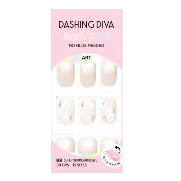 Dashing Diva Magicpress White Marble - 50g
