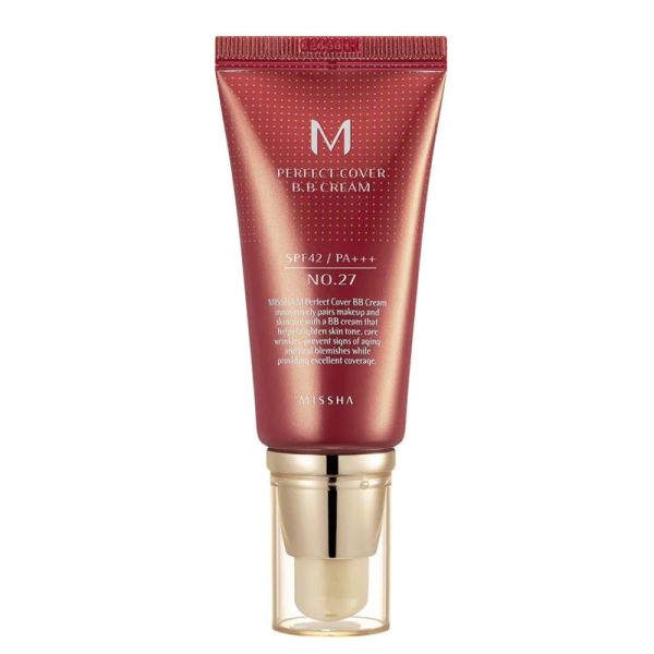 Missha M Perfect Cover B.B Cream SPF42/Pa+++ (No.27/Honey Beige) - 50ml