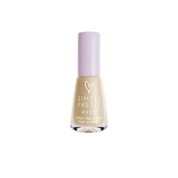 Avon Simply Pretty Color Me Pretty Nail Enamel - Soft Grey(5ml)