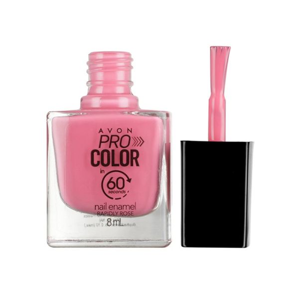 Avon True Color Pro Speed Nail Enamel - Rapidly Rose(8ml)