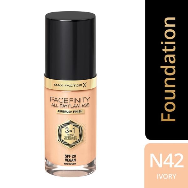 Max Factor Face Finity All Day Flawless 3 In 1 Foundation - Ivory(30ml)