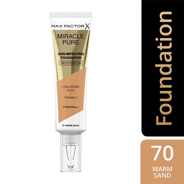 Max Factor Miracle Pure Foundation - Warm Sand(30ml)