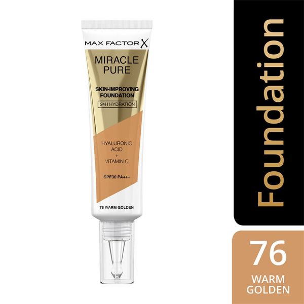 Max Factor Miracle Pure Foundation - Warm Golden(30ml)