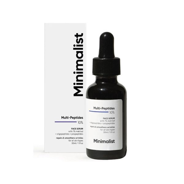 Minimalist Multi Peptide Night Serum, Collagen Boosting Serum with 7% Matrixyl 3000 & 3% Bio-Placenta(30ml)