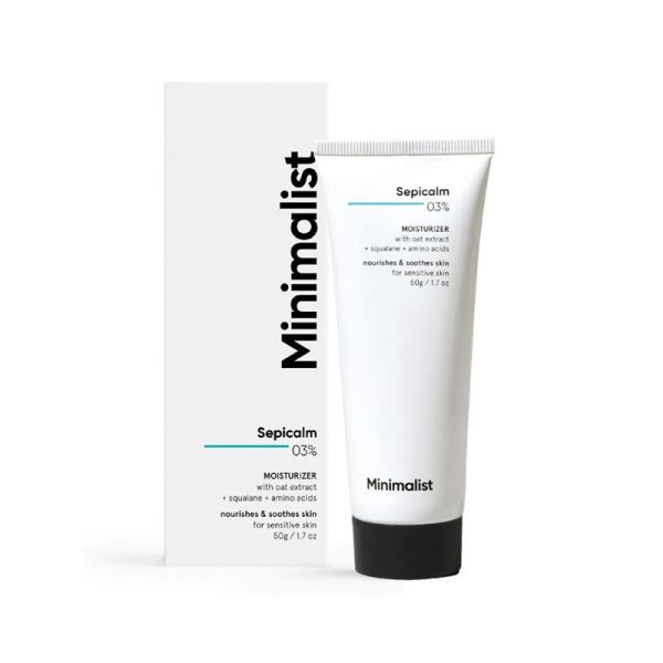 Minimalist 3% Sepicalm + Oats Face Moisturizer(50g)