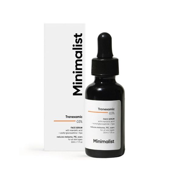 Minimalist 3% Tranexamic Acid Face Serum for Melasma, Pigmentation, Erythema & Acne Scars, Hyperpigmentation or Erythema (PIH & PIE)(30ml)