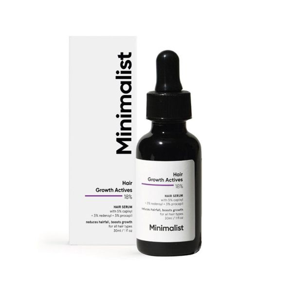 Minimalist 18% Hair Growth Actives Hair Serum With Procapil