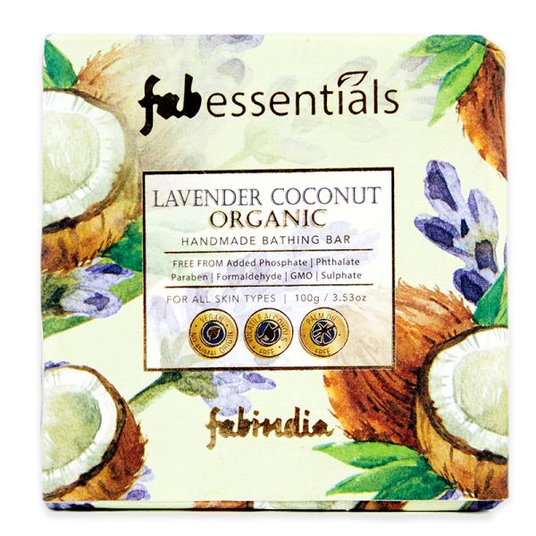 Fabessentials Bathing Bar Lavender Coconut - 100g