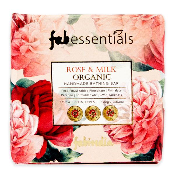 Fabessentials Bathing Bar Rose Milk - 100g