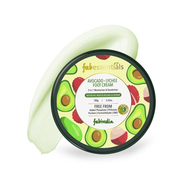 Fabessentials Avocado Lychee Foot Cream - 100g
