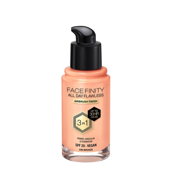 Max Factor Face Finity All Day Flawless 3 In 1 Foundation - Bronze(30ml)