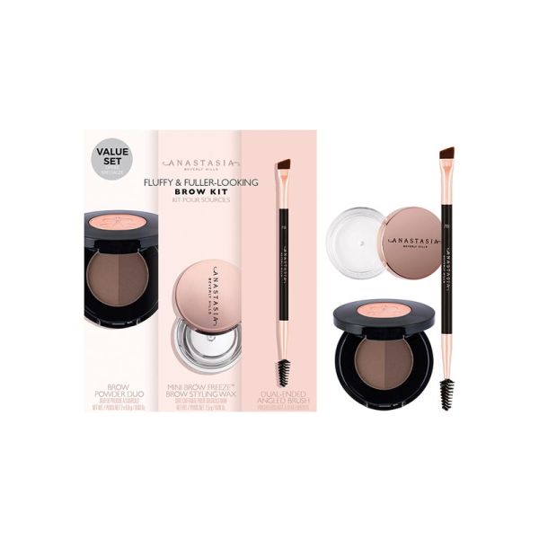 Anastasia Beverly hills Fluffy & Fuller Looking Brow Kit - Ebony(4.1g)