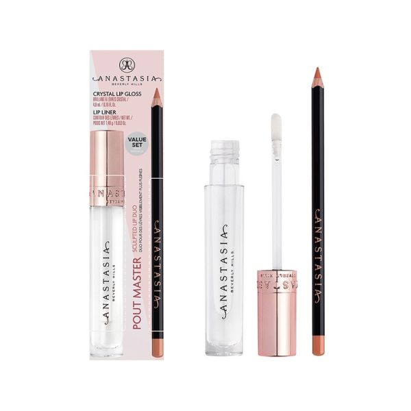 Anastasia Beverly hills Pout Master Lip Duo - Warm Taupe(6.29ml)