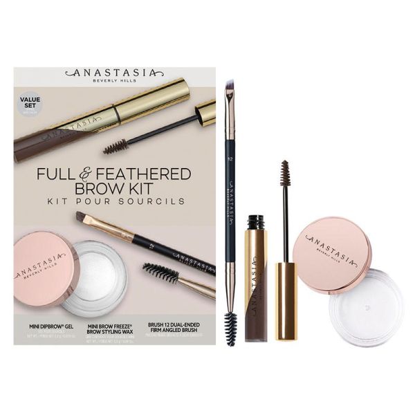 Anastasia Beverly Hills 2023 Full & Feathered Kit - Dark Brown(4.7g)
