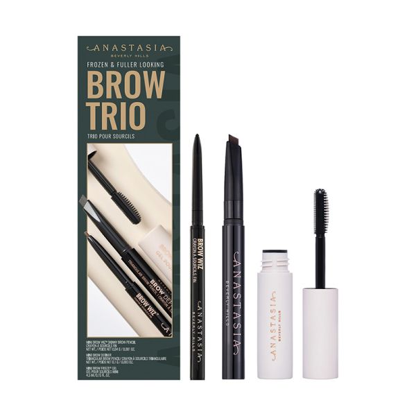 Anastasia Beverly Hills Frozen & Fuller Looking Brow Trio Kit - Dark Brown(4.64ml)
