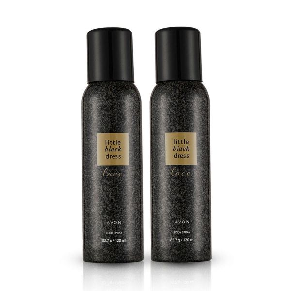 Avon Little Black Dress Lace Body Spray Combo