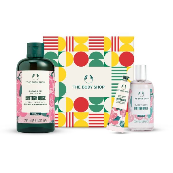 The Body Shop Trio British Rose Gift Set