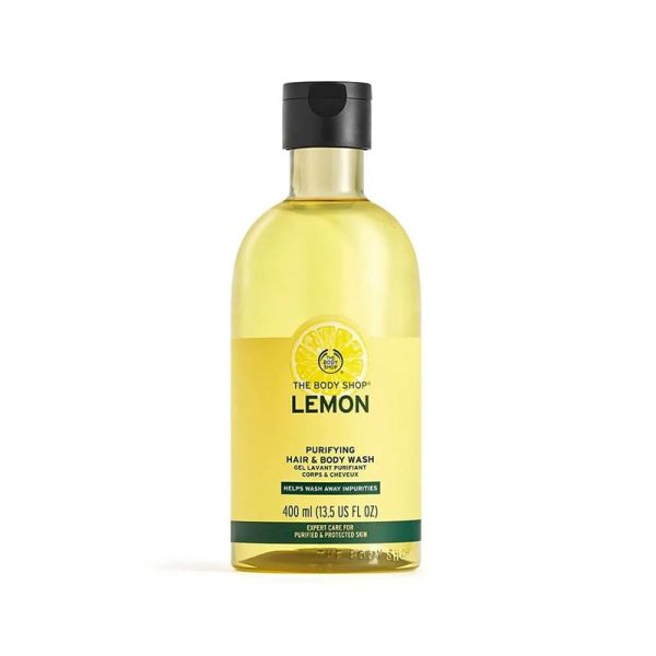 The Body Shop Lemon Purifying Hair & Body Wash (400ml)