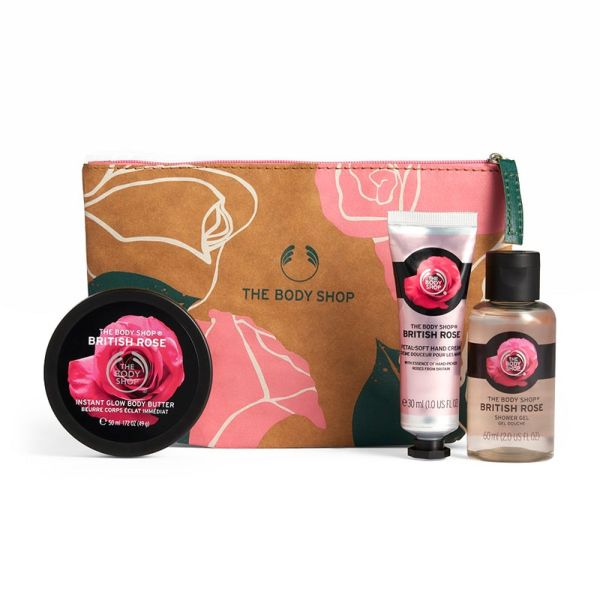 The Body Shop Lather & Slather British Rose Gift Bag