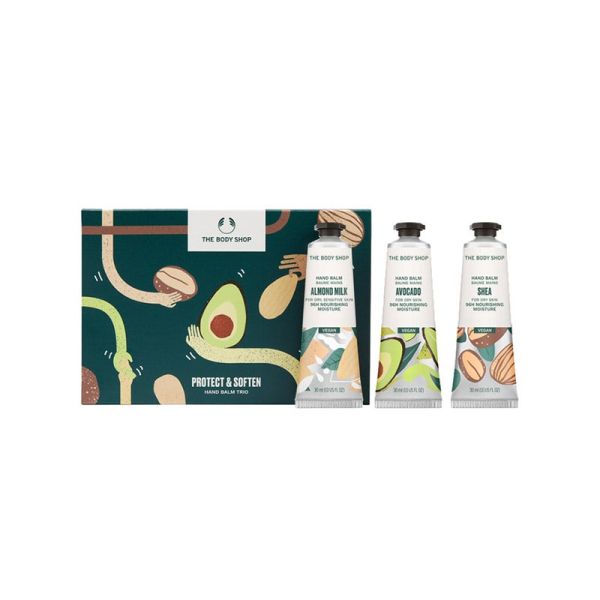 The Body Shop Protect & Soften Hand Balm Trio