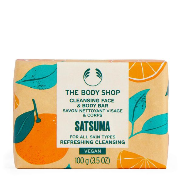 The Body Shop Satsuma Cleansing Face & Body Bar(100g)