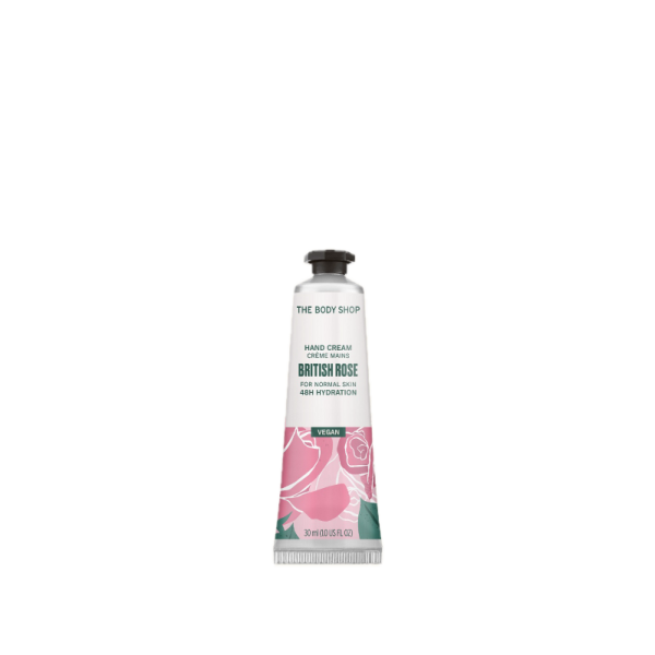 The Body Shop British Rose Hand Cream - 30ml