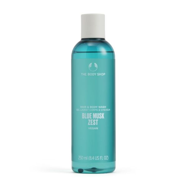 The Body Shop Blue Musk Zest Hair And Body Wash - 250ml