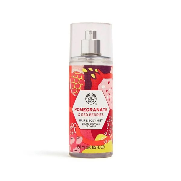 The Body Shop Pomegranate & Red Berries Hair & Body Mist(150ml)