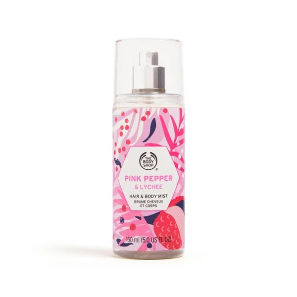 The Body Shop Pink Pepper & Lychee Hair & Body Mist(150ml)
