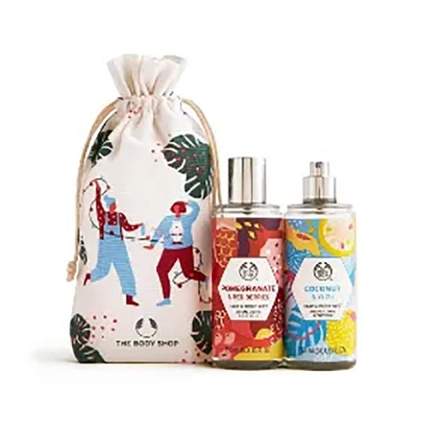 The Body Shop Hair & Body Mist Little Gift Sack (Pack of 2)