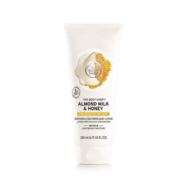 The Body Shop Almond Milk & Honey Soothing & Restoring Body Lotion (200ml)