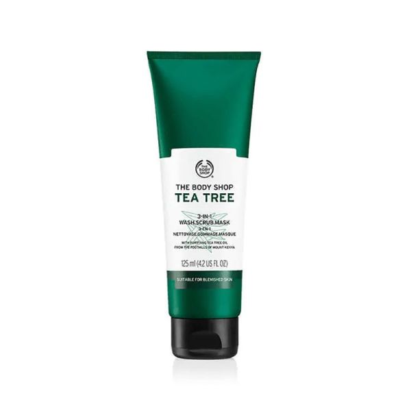 The Body Shop Tea Tree 3-In-1 Wash Scrub Mask (125ml)