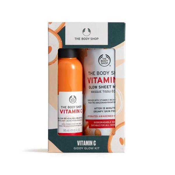 The Body Shop Vitamin C Giddy Glow Kit (Pack Of 2)