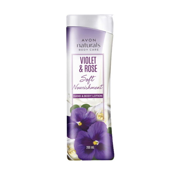 Avon Naturals Violet & Rose Hand & Body Lotion 200ml