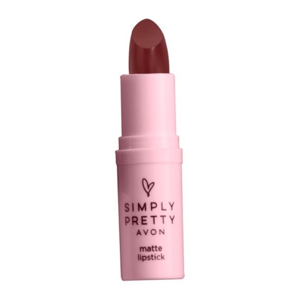 Avon Simply Pretty Matte Lipstick - Mauve(4g)