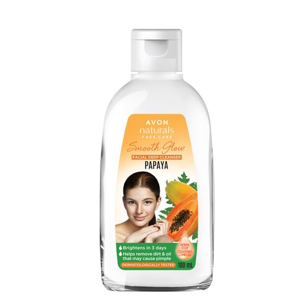 Avon Naturals Facial Deep Cleanser Papaya 100ml